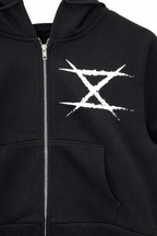 “Lady Cropped Logo 2.5” Hoodie