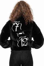 "DARK SHADOW CROP BOMBER"JACKET