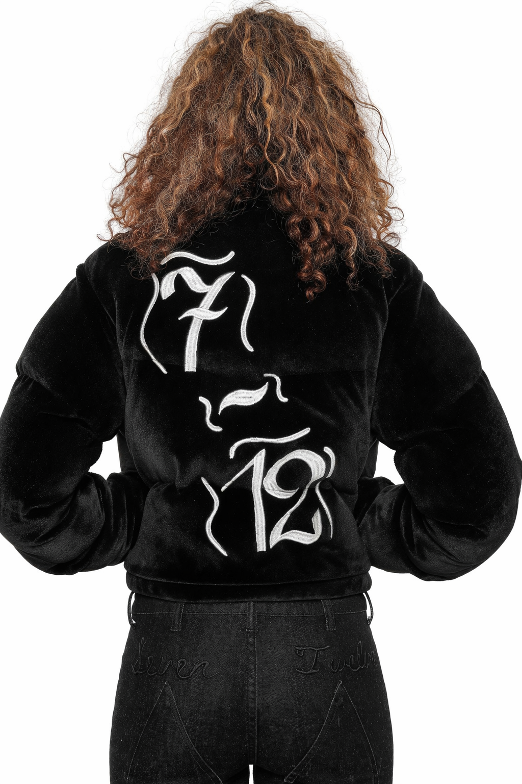 "DARK SHADOW CROP BOMBER"JACKET