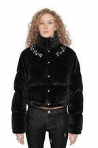 "DARK SHADOW CROP BOMBER"JACKET