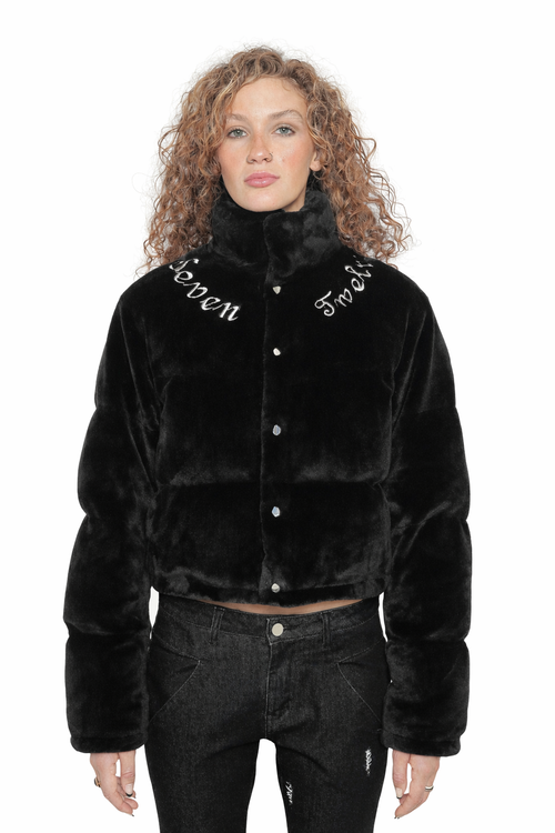 "DARK SHADOW CROP BOMBER"JACKET