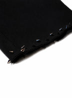 “Italian Logo Watercolor” Spiked Long Shorts