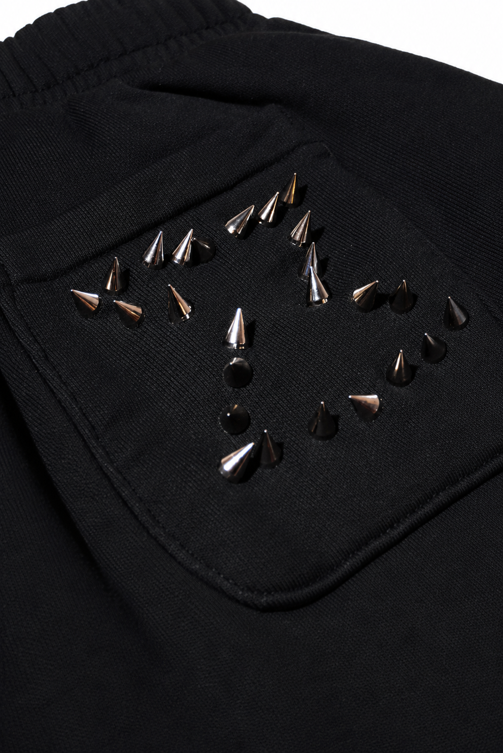 “Italian Logo Watercolor” Spiked Long Shorts