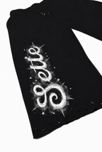 “Italian Logo Watercolor” Spiked Long Shorts